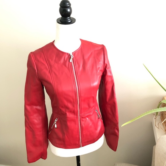 HP✨Zara | Faux Leather Jacket - Picture 2 of 14